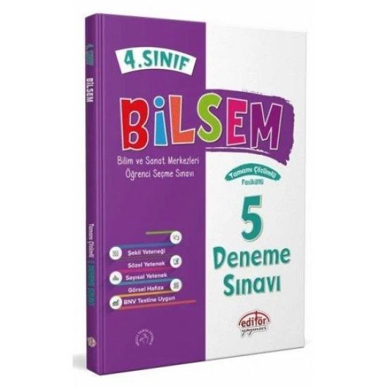 4. Sınıf Bilsem Tamamı Çözümlü 5 Fasikül Deneme Sınavı