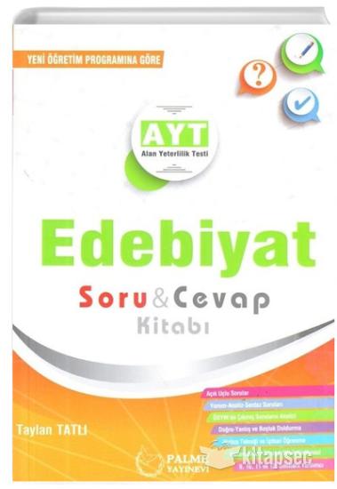 Palme Yayınları Ayt Edebiyat Soru Cevap Kitabı Palme