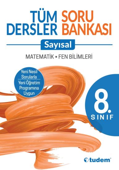 Tudem 8. Sınıf Tüm Dersler Sayısal Soru Bankası