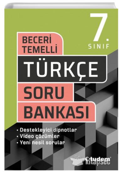 Tudem Yayınları 7. Sınıf Türkçe Beceri Temelli Soru Bankası Tudem