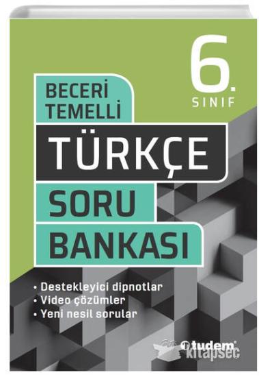 Tudem 6. Sınıf Türkçe Beceri Temelli Soru Bankası