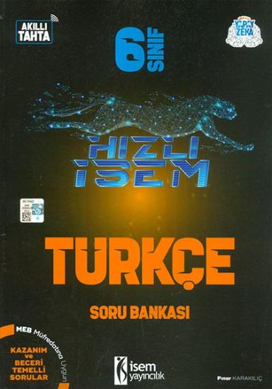 İsem 2021 6. Sınıf Hızlı İsem Türkçe Soru Bankası İsem Yayıncılık