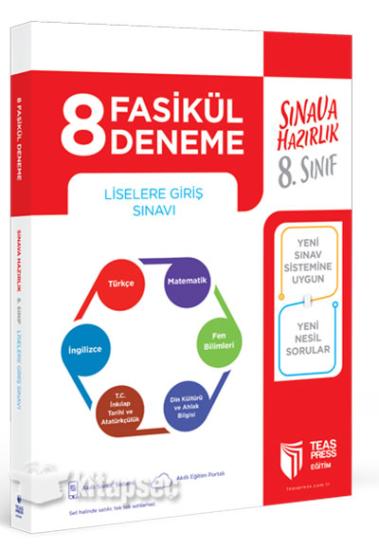 Teas Press Yayınları 8. Sınıf Lgs 8 Fasikül Deneme Teas Press