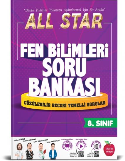 8. Sınıf All Star Fen Bilimleri Soru Bankası Newton Yayınları