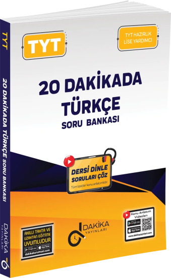 20 Dakikada TYT Türkçe Soru Bankası Dakika Yayınları