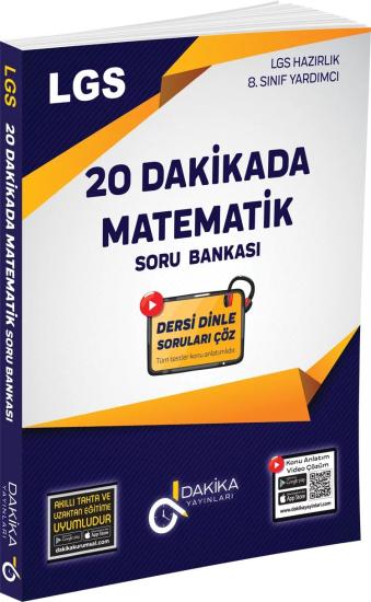 20 Dakikada 8. Sınıf LGS Matematik Soru Bankası Dakika Yayınları