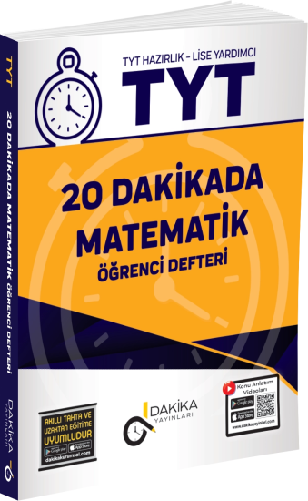 20 Dakikada TYT Matematik Öğrenci Defteri Dakika Yayınları