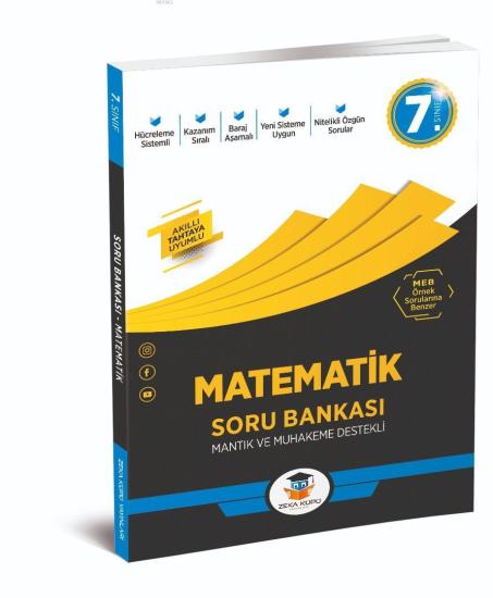 Zeka Küpü Yayınları 7. Sınıf Matematik Soru Bankası Zeka Küpü