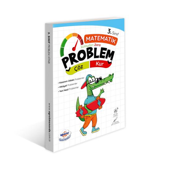 Öğretmen Evde Yayınları 3. Sınıf Matematik Problem Kur - Çöz Kitabı