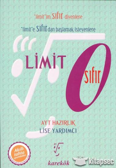 Karekök Yayınları Ayt Limit Sıfır Karekök