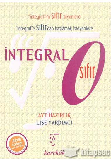 Karekök Yayınları Ayt İntegral Sıfır Karekök