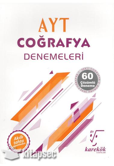 Karekök Yayınları Ayt Coğrafya Denemeleri Karekök