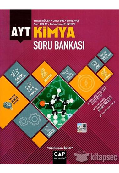 Çap Yayınları Ayt Kimya Soru Bankası Çap