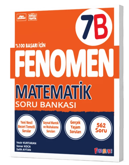 7. Sınıf Matematik Soru Bankası (B) Fenomen Yayınları