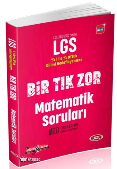 Data Yayınları 8. Sınıf LGS Bir Tık Zor Matematik Soruları Data