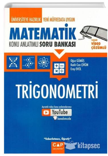 Çap Yayınları Ayt Matematik Trigonometri Konu Anlatımlı Soru Bankası 2020 Özel Çap