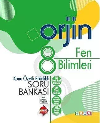 Gama 8. Sınıf Orjin Fen Bilimleri Konu Ö.-Etk. Sb