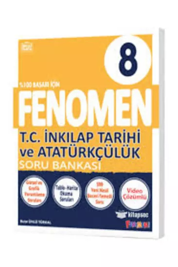 8. Sınıf T.C. İnkılap Tarihi Ve Atatürkçülük Fenomen Soru Bankası