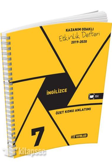 Hız 7. Sınıf İngilizce Etkinlik Defteri