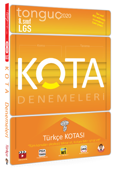 Tonguç Yayınları 8. Sınıf Lgs Kota Konu Taramaları Türkçe Kotası Tonguç