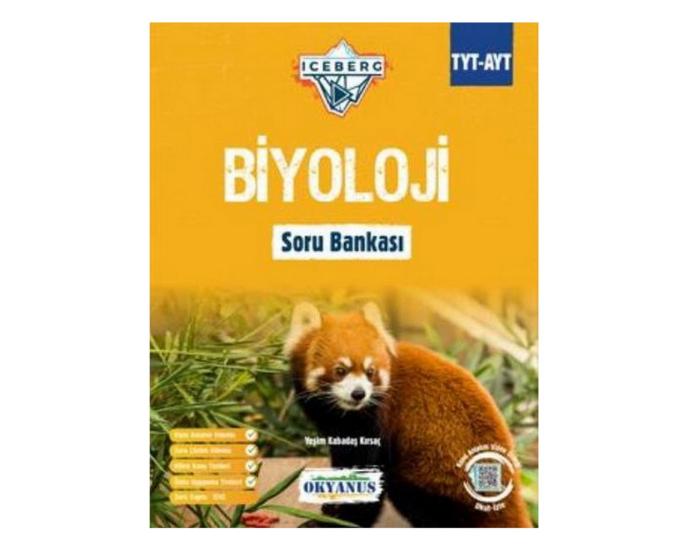 Okyanus Yayınları TYT AYT Biyoloji Iceberg Soru Bankası Okyanus Y