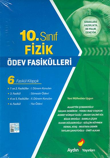 Aydın Fizik Ödev Fasikülleri 10. Sınıf