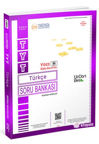 Üç Dört Beş Yayınları Tyt Türkçe Soru Bankası