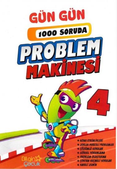 Bilgin Çocuk 4. Sınıf 1000 Soruda Problem Makinesi