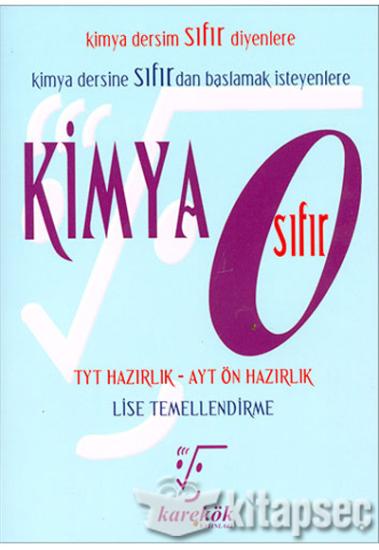 Karekök Yayınları Tyt Ayt Ön Hazırlık Kimya Sıfır Karekök