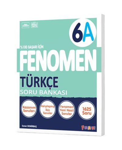 6. Sınıf Türkçe Soru Bankası (A) Fenomen Yayınları