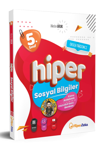 5. Sınıf Hiper Sosyal Bilgiler K.A. Soru Bankası Hiper Zeka Yayınları