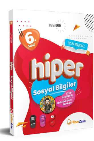 6. Sınıf Hiper Sosyal Bilgiler K.A. Soru Bankası Hiper Zeka Yayınları