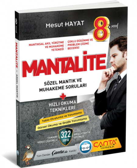 8. Sınıf Yeni Nesil Sözel Mantık ve Muhakeme Çanta Yayıncılık