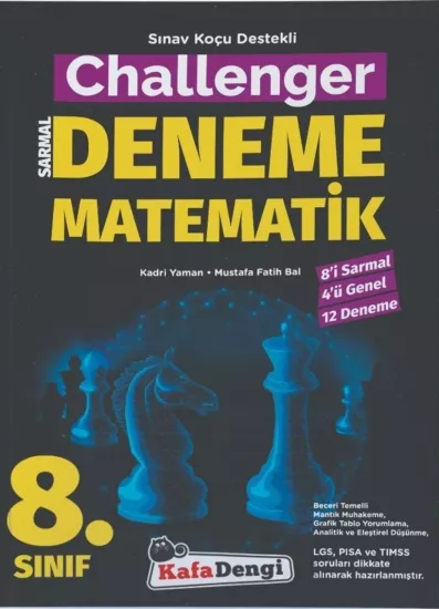 Kafadengi 8. Sınıf Challenger Matematik Branş Denemesi (12 Li) (Tümü Video Çözümlü)