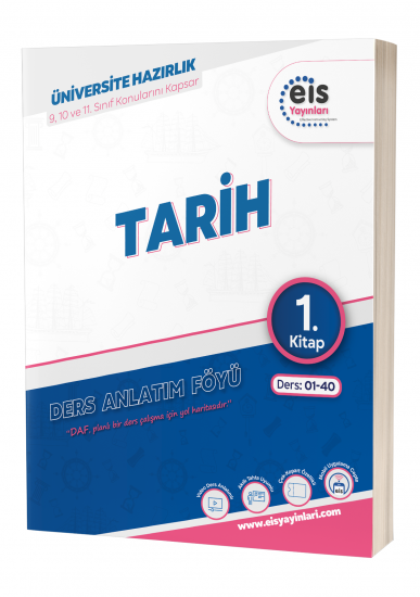 YKS Mavi Set DAF Tarih 1. Kitap Eis Yayınları