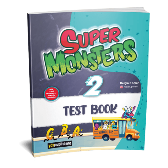 2. Sınıf Super Monsters Grade 2 Test Book YDS Publishing