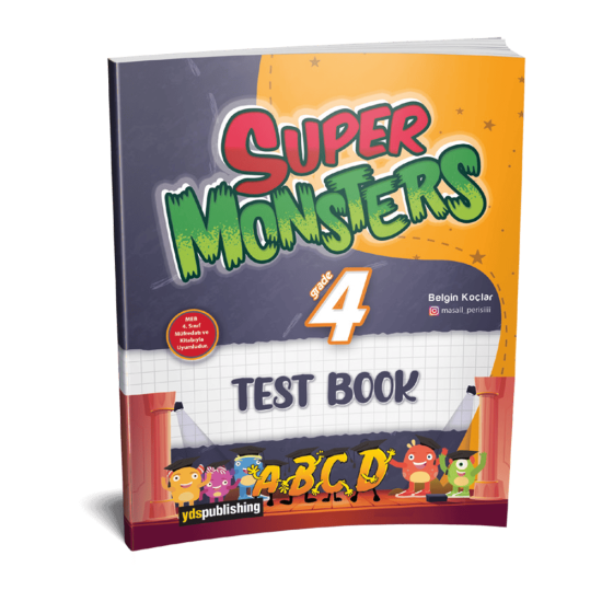 4. Sınıf Super Monsters Grade 4 Test Book YDS Publishing