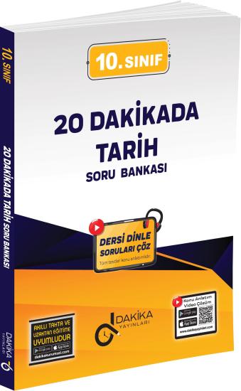 20 Dakikada 10. Sınıf Tarih Soru Bankası Dakika Yayınları