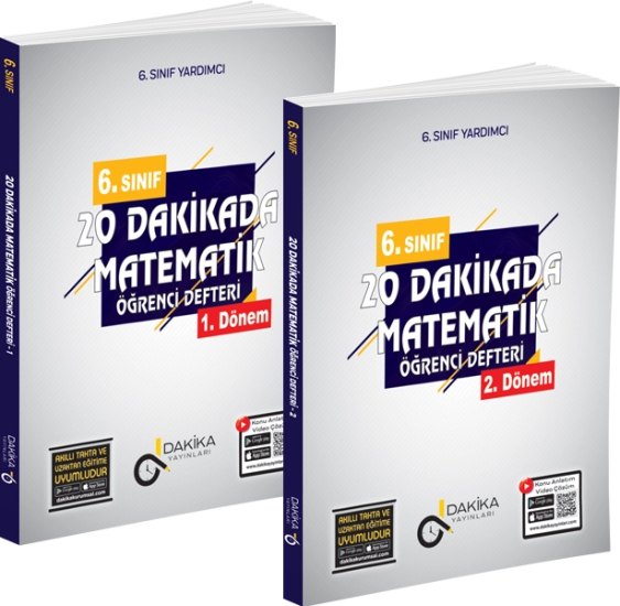 20 Dakikada 6. Sınıf Matematik Öğrenci Defteri Dakika Yayınları