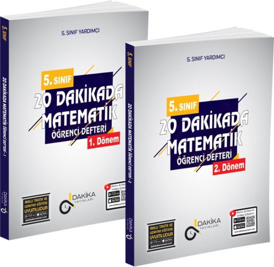 20 Dakikada 5. Sınıf Matematik Öğrenci Defteri Dakika Yayınları