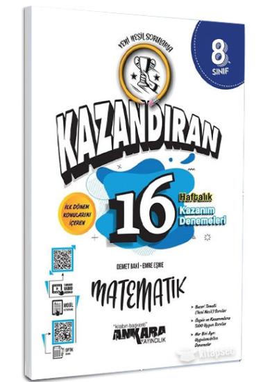 Lgs Kazandıran 16 Haftalık Matematik Kazanım Denemeleri