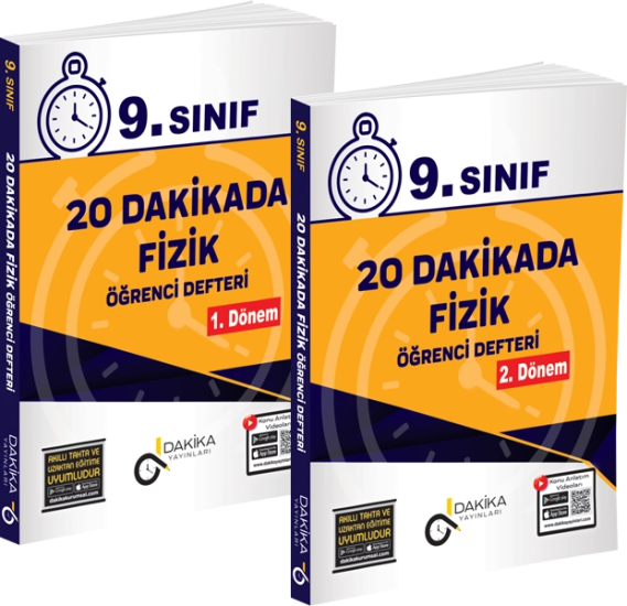 20 Dakikada 9. Sınıf Fizik Öğrenci Defteri Dakika Yayınları