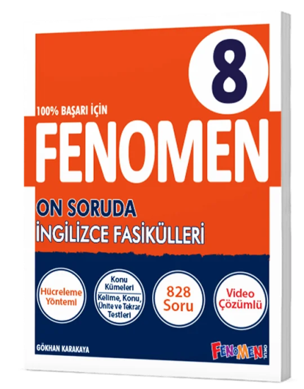 8. Sınıf On Soruda İngilizce Fasikülleri (4 Fasikül) Fenomen Yayınları