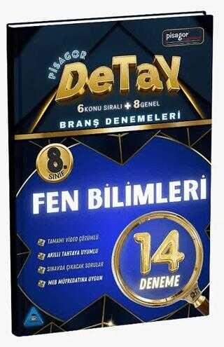 8. Sınıf Pisagor Detay 14`Lü Fen Bilimleri Branş Denemesi