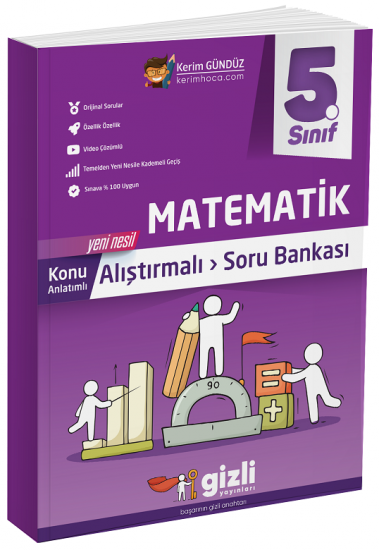 5. Sınıf Matematik Soru Bankası Gizli Yayınları