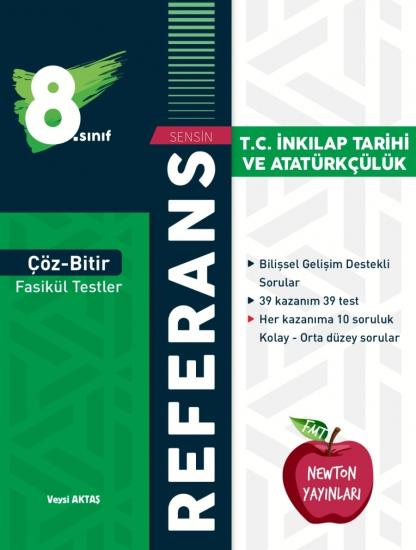 8. Sınıf Referans İnkılap Tarihi Çöz Bitir Fasikül Testler Newton Yayınları