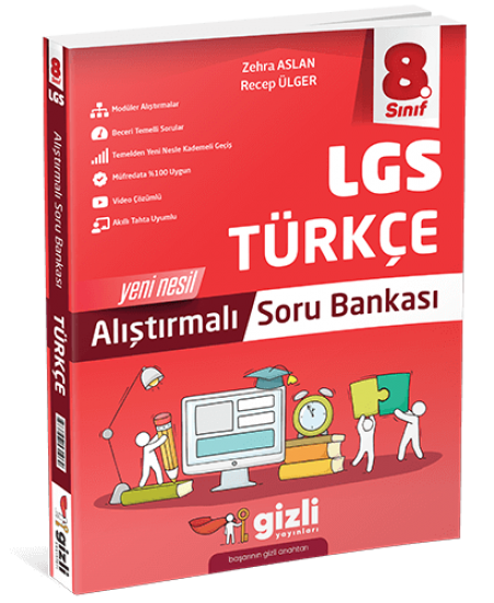 8. Sınıf Türkçe Soru Bankası Gizli Yayınları