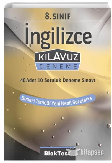 8. Sınıf Bloktest İngilizce Kılavuz Deneme