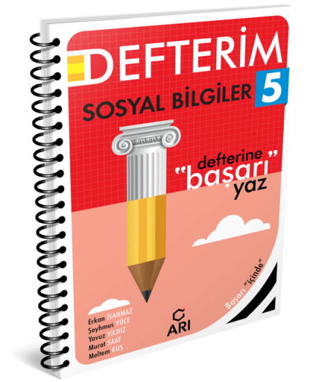 5. Sınıf Sosyalimo Sosyal Bilgiler Defterim Arı Yayıncılık