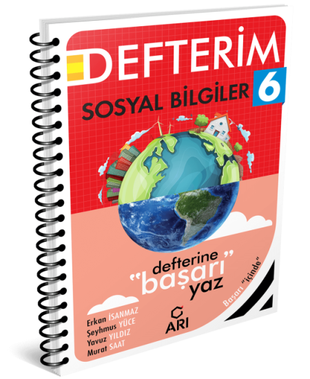 6. Sınıf Sosyalimo Sosyal Bilgiler Defterim Arı Yayıncılık